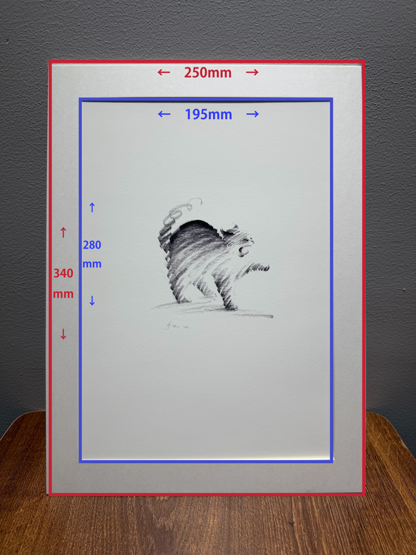 Art Print – "Yawn & Stretch" (2510P008)