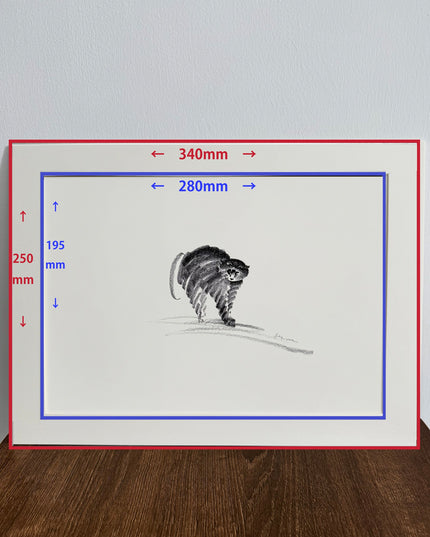 Art Print – "Hiss!" (xmasP011)