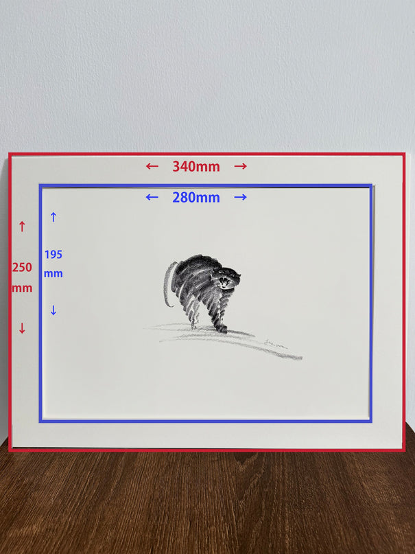 Art Print – "Hiss!" (xmasP011)